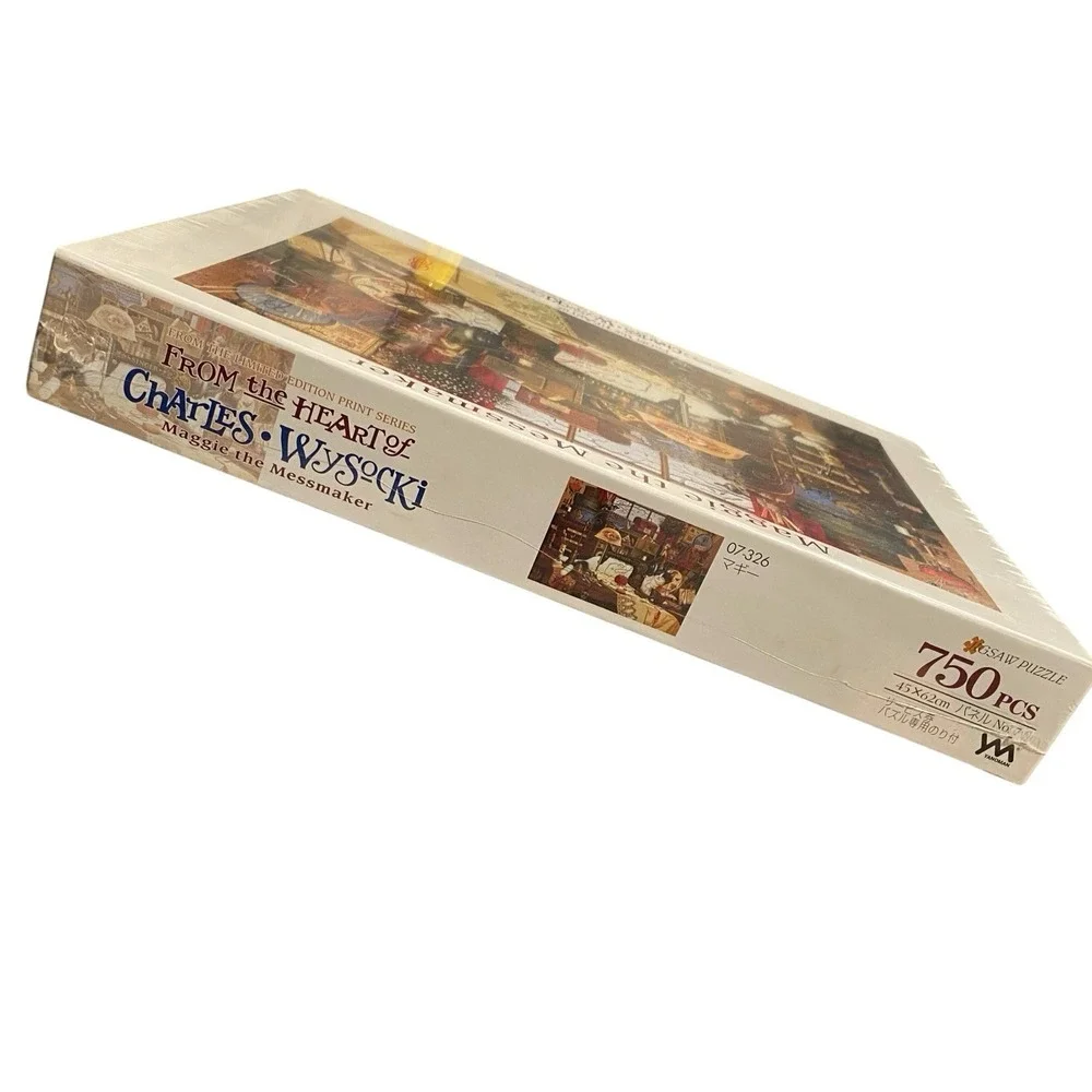 Charles Wysocki Maggie the Messmaker 750 Piece Jigsaw Puzzle Sealed Japan